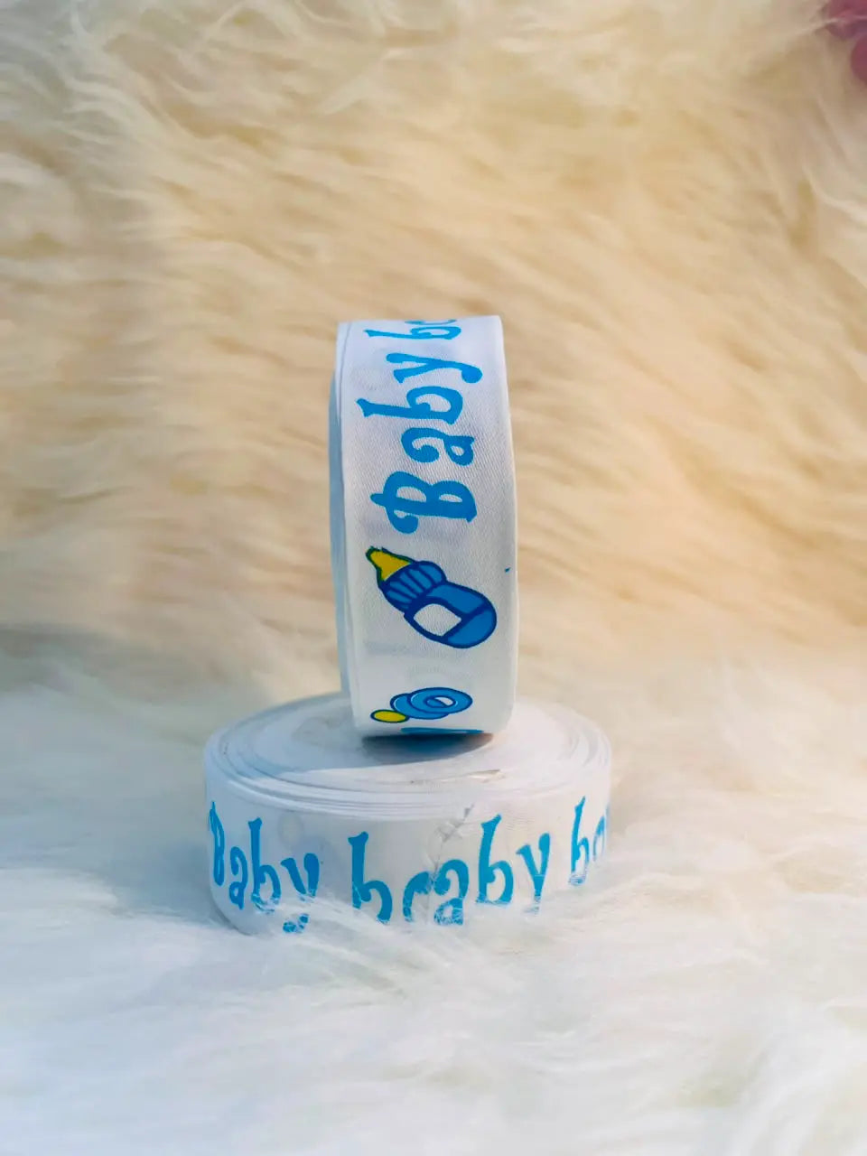 Baby Boy Ribbon 10-Yard Roll for Gifts & Décor