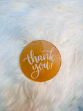 Thank You Acrylic Fondant Stamp & Cake Embosser