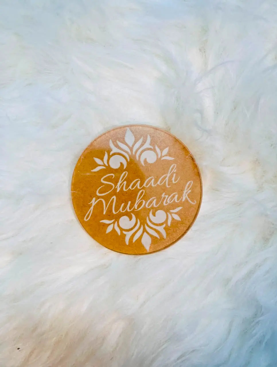 Shadi Mubarak Fondant Acrylic Stamp | Cake Embosser