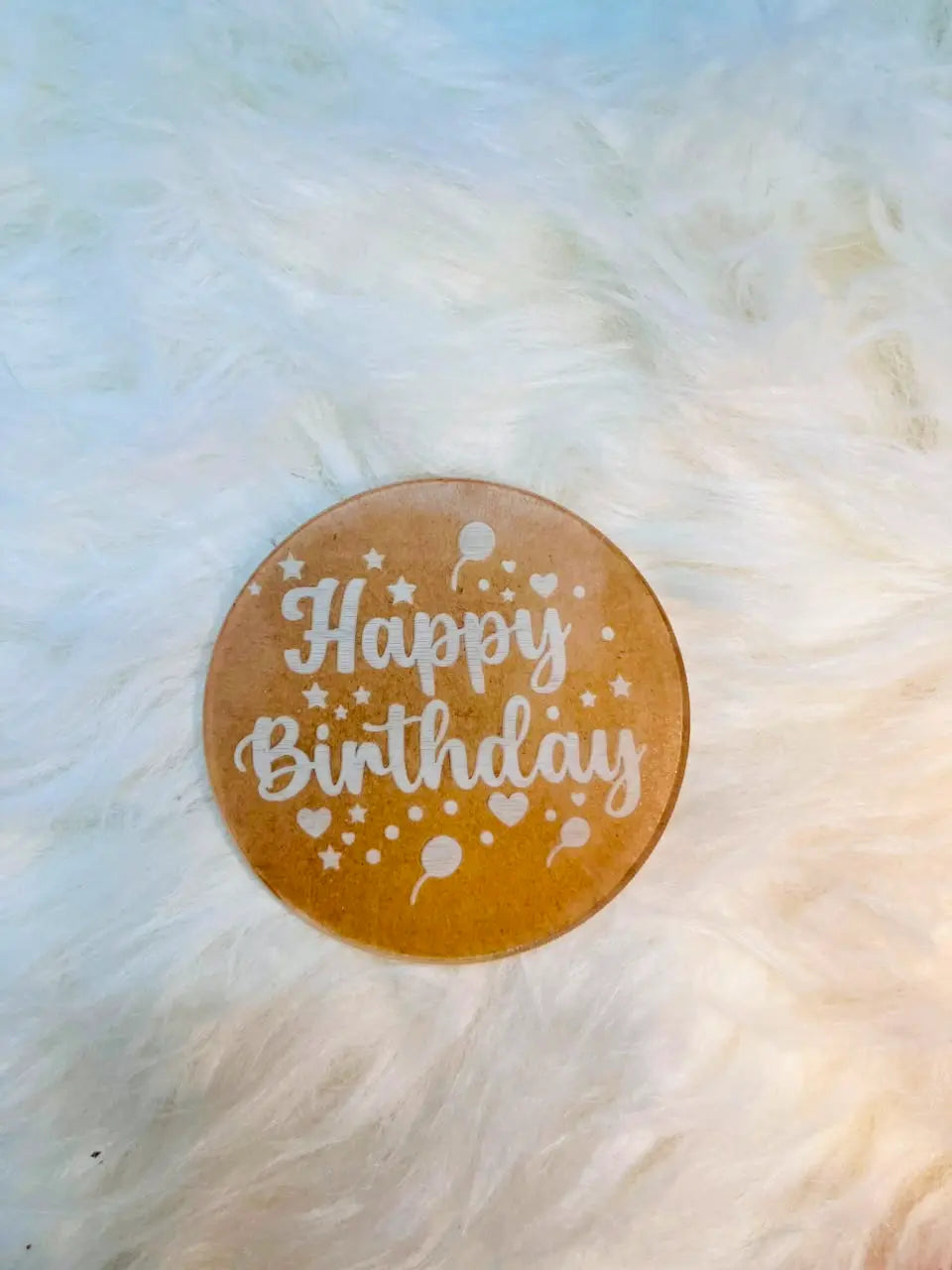 Happy Birthday Fondant Stamp | Cake Embosser Tool