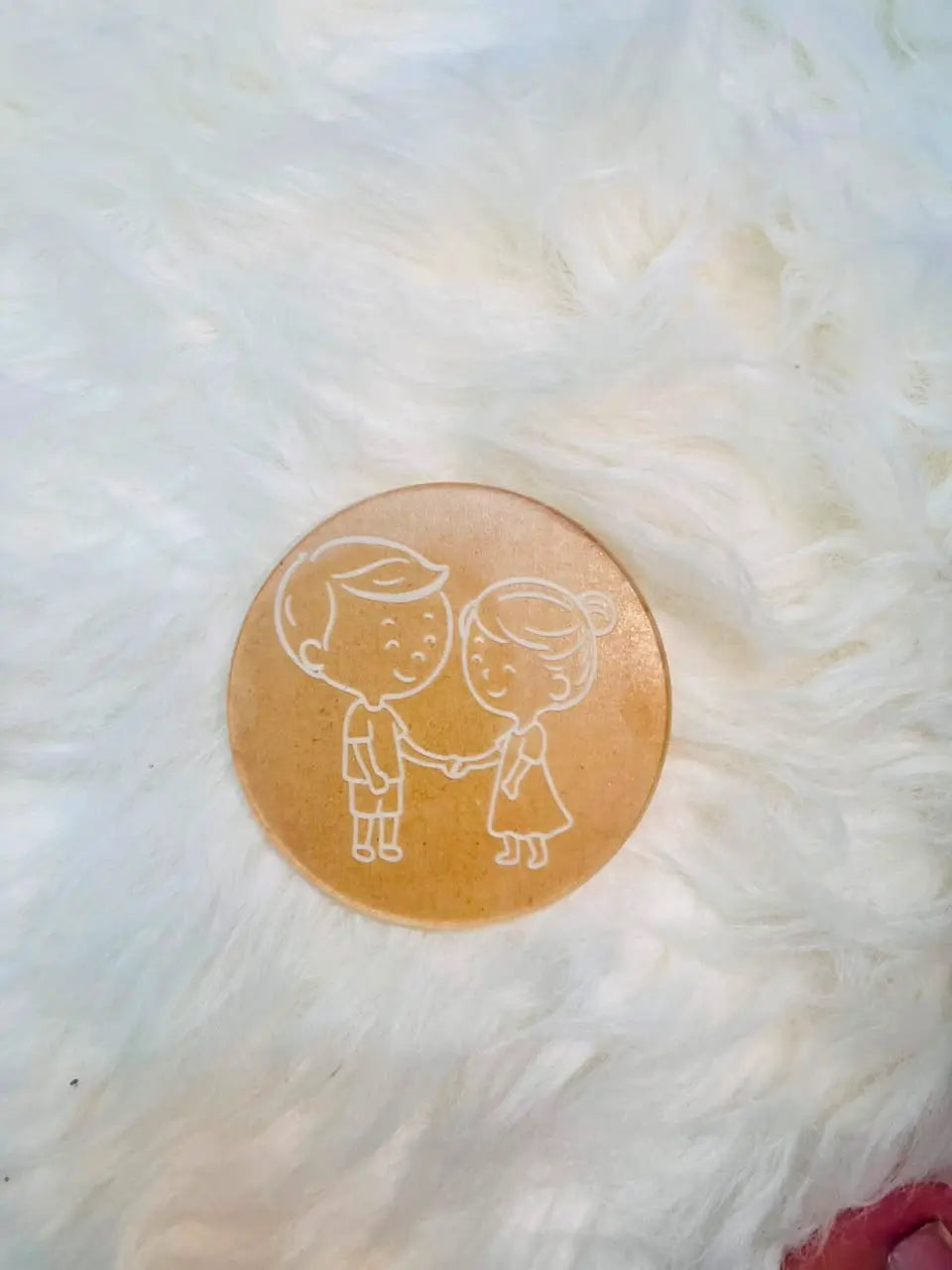 Sibling Fondant Acrylic Stamp | Cake Embosser