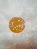 I Love You Fondant Acrylic Stamp | Cake Embosser