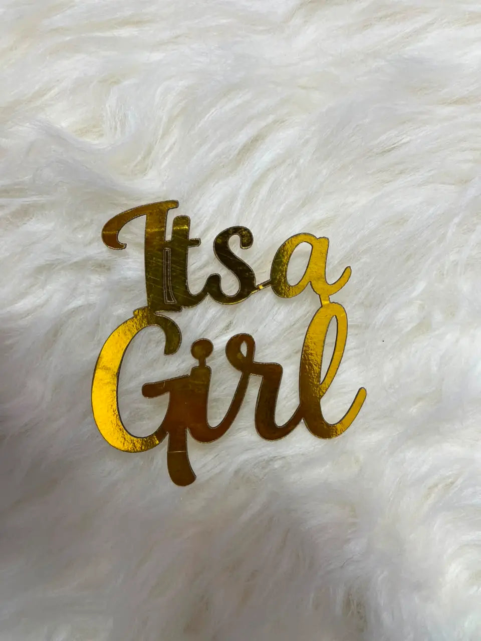 It’s a Girl Paper Cutout Decorations – Pack of 10
