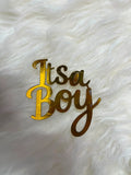 It’s a Boy Paper Cutout Decorations – Pack of 10