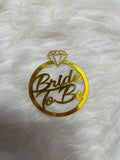Bride to Be Paper Cutout Decorations – Pack of 10