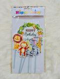 Jungle Theme Character Cake Topper | Party Cake Decoration