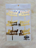 Nikah Mubarak Small Cake Toppers – Pack of 6