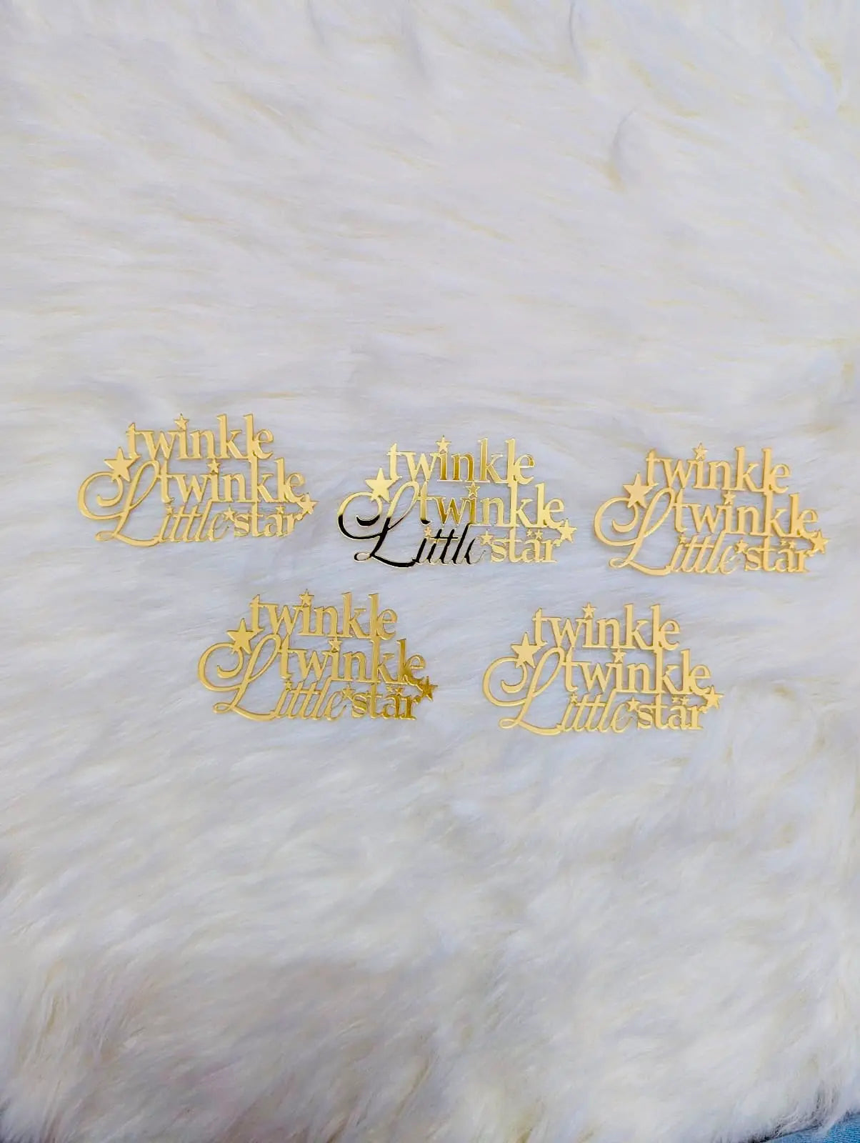 Poem Acrylic Tags for Cakes & Gifts – Pack of 5