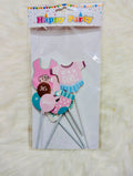 It’s A Girl Theme Character Cake Topper | Baby Shower Cake Décor
