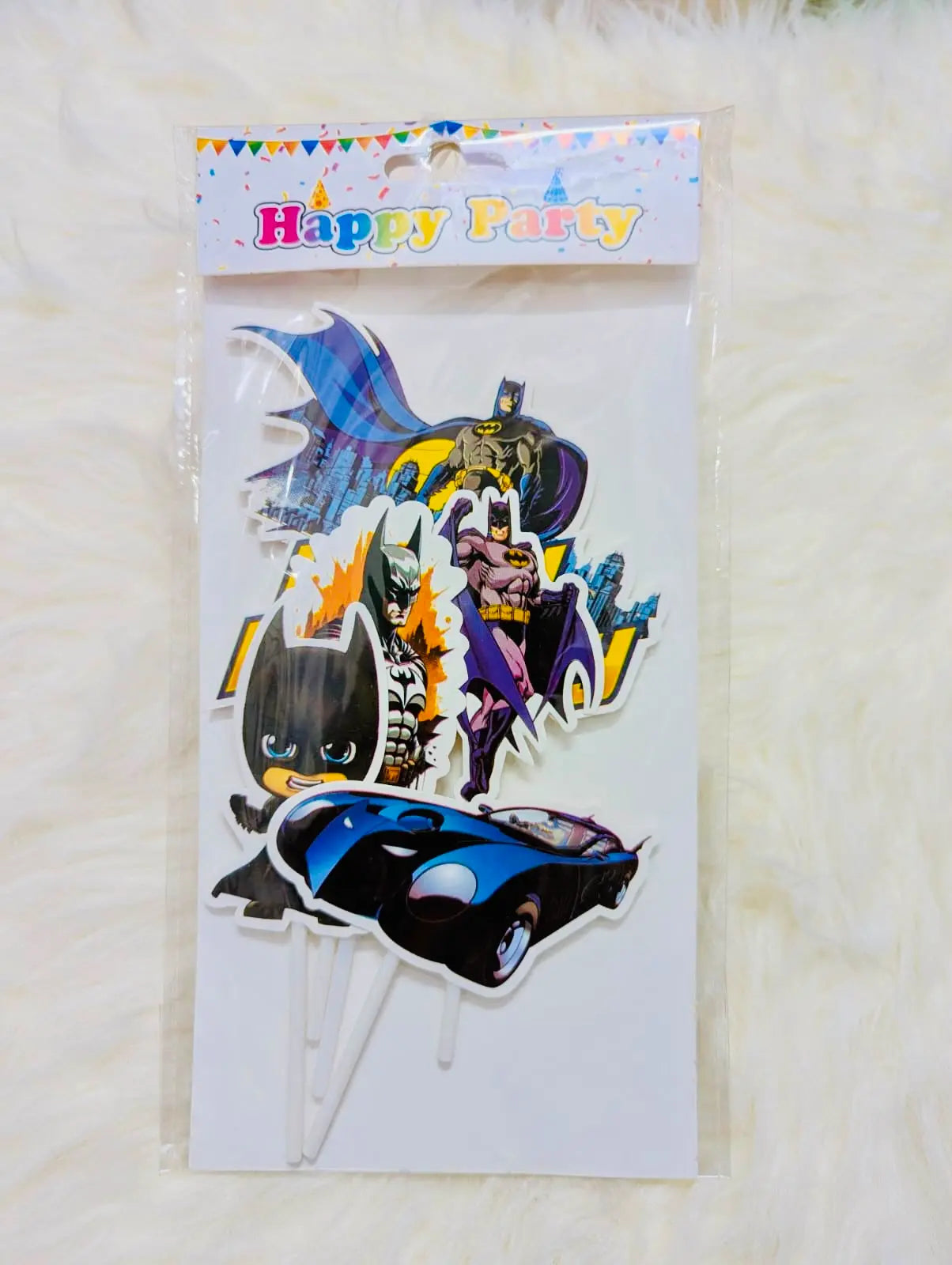 Batman Theme Character Cake Topper | Birthday Cake Décor