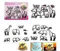 8-Piece Safari Animal Cutter Set | Fondant & Cookie Tools