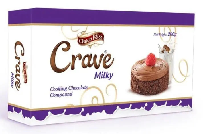 Crave Milk Chocolate 200g | Creamy Baking Chocolate