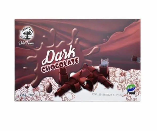 Milkyz Food Dark Chocolate 2kg | Premium Baking Chocolate