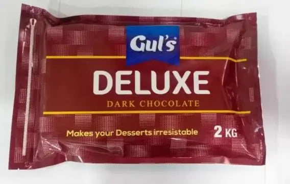 Guls Deluxe Dark Chocolate 2kg Slab | Baking Chocolate