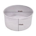 6x4 Inch High Cake Pan | Deep Round Baking Pan