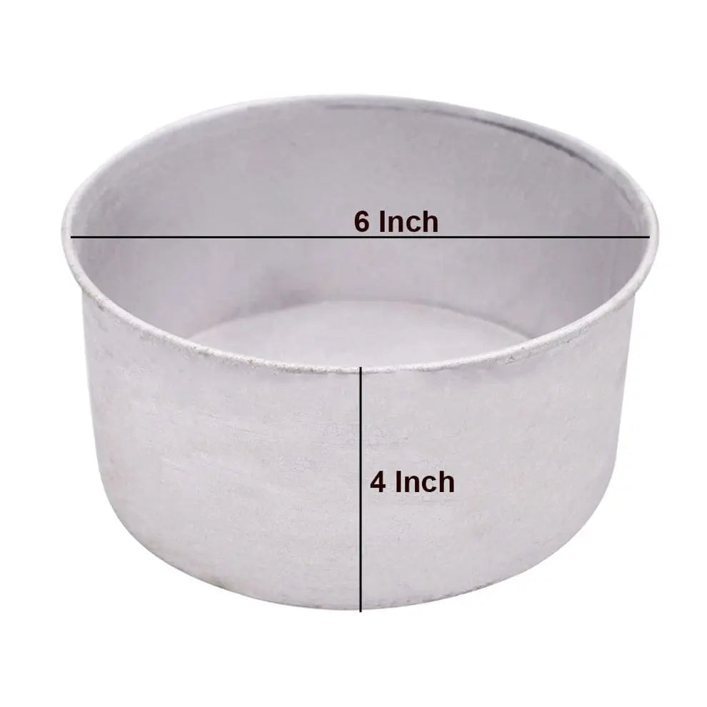 6x4 Inch High Cake Pan | Deep Round Baking Pan