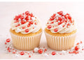 Edible Red & White Sprinkles Mix 25g | Cake Decoration