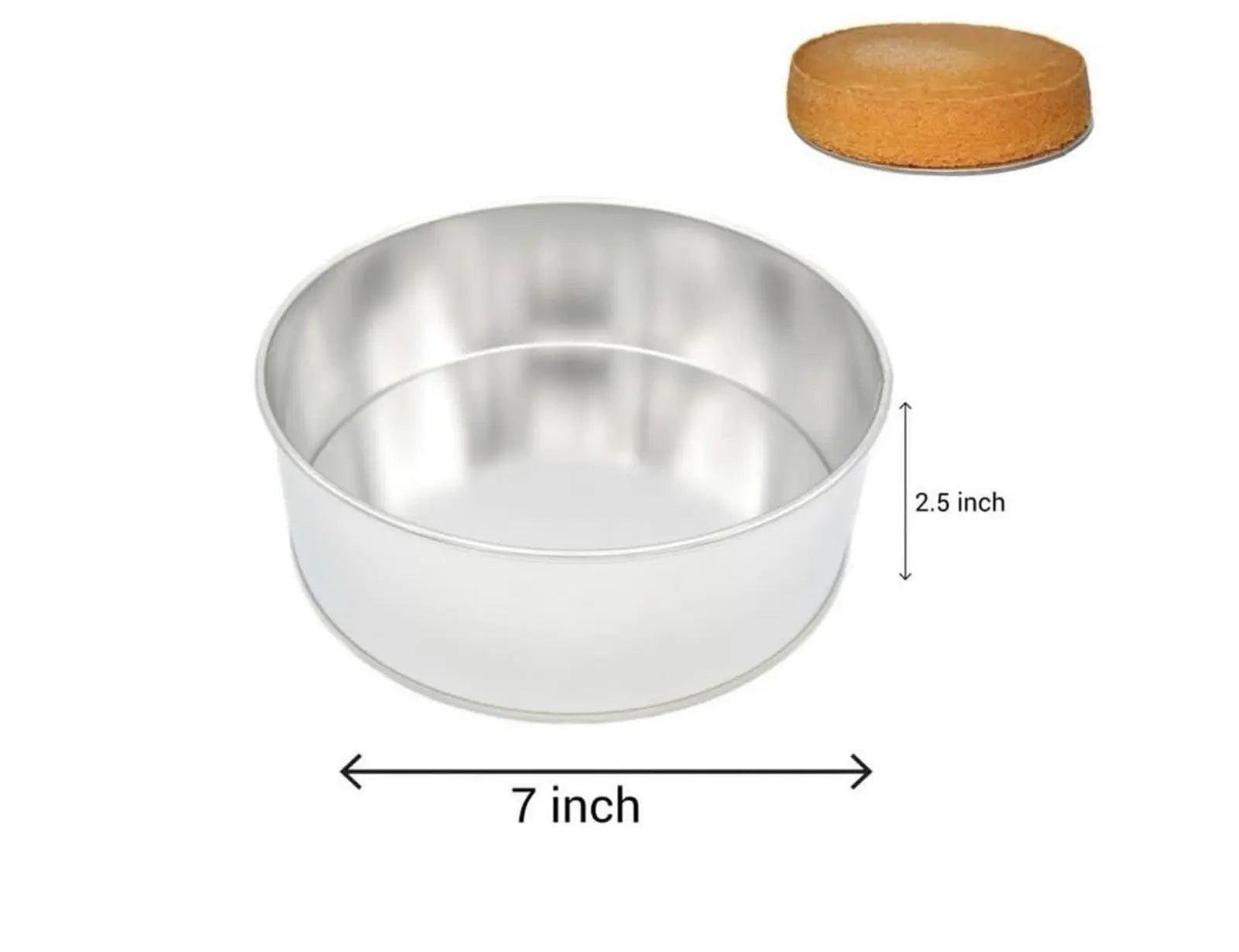 7-Inch Round Cake Pan | Baking Pan for Cakes & Desserts