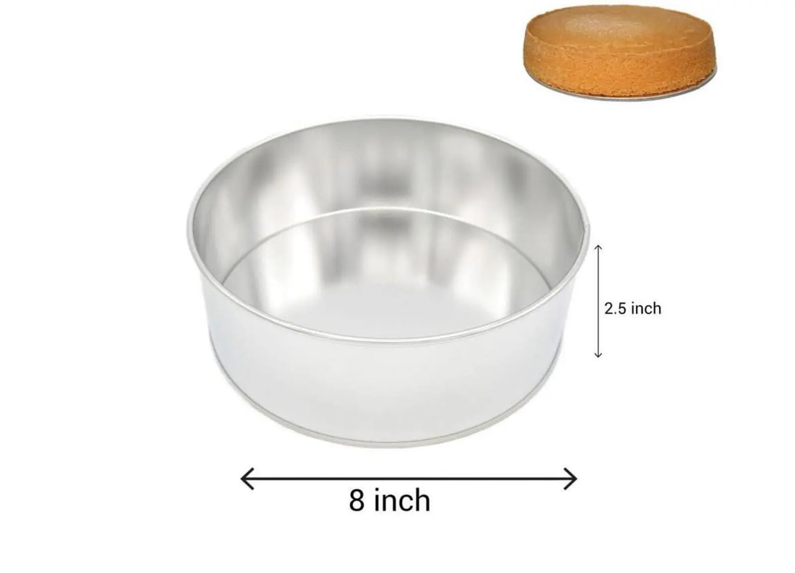 8-Inch Round Cake Pan | Baking Pan for Cakes & Desserts