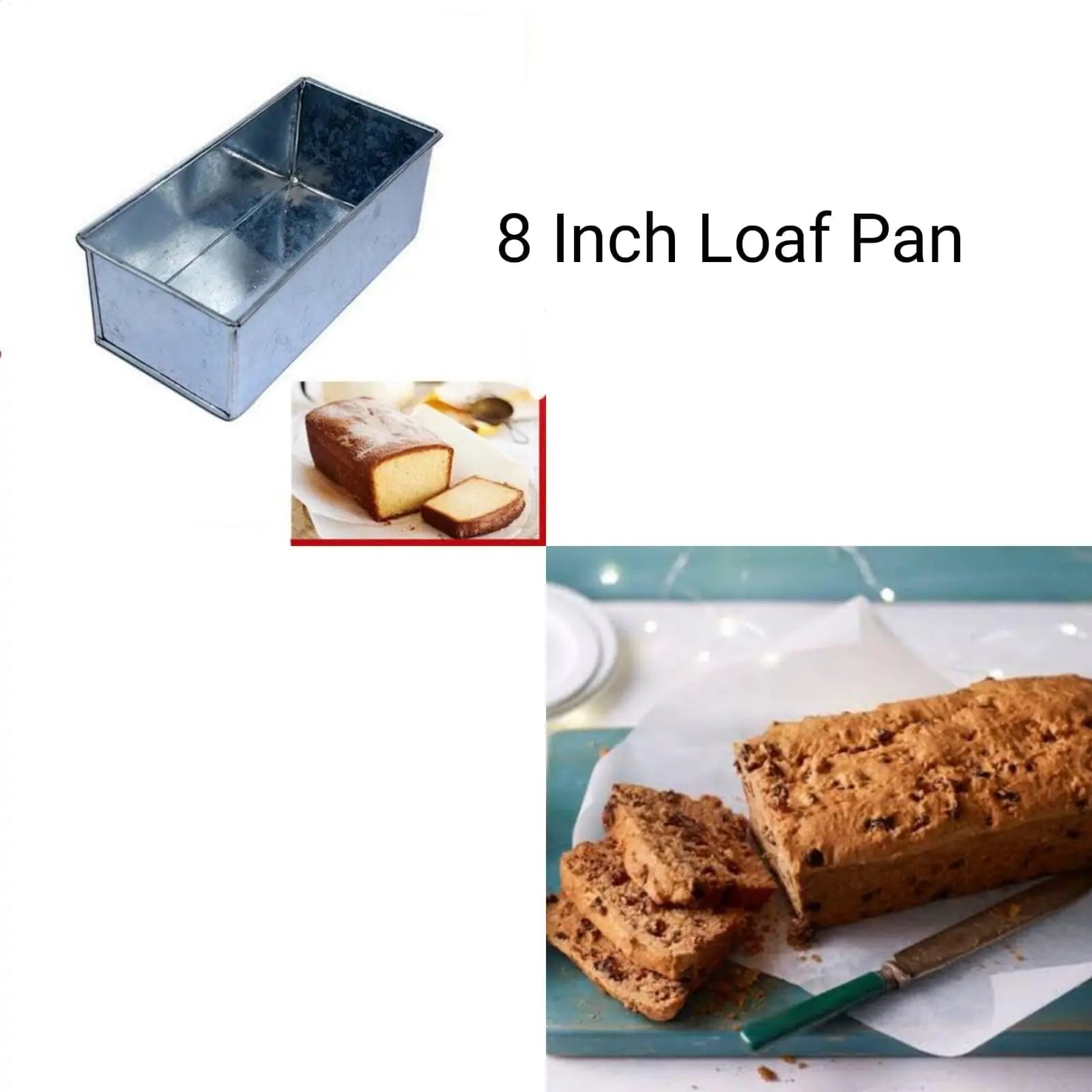 8-Inch Loaf Pan | Bread, Cake & Dessert Baking Pan