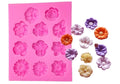 11-Cavity Flower Silicone Fondant Mould | Cake Decorating