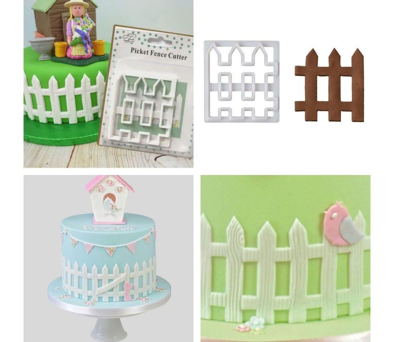 Picket Fence Cutter Set | Fondant & Cake Decorating Tool