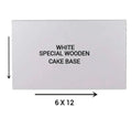 White Cake Base | Premium Cake Board for Baking & Display