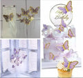 Imported Purple Wire Butterfly Topper | Cake Decoration