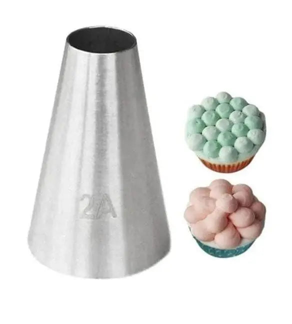 2A Icing Nozzle | Round Piping Tip for Cakes & Cupcakes