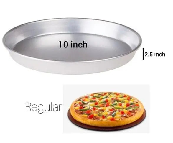 10 Inch Regular Pizza Pan | Round Baking Tray