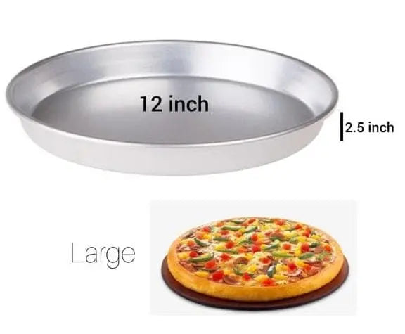 12 Inch Large Pizza Pan | Round Pizza Baking Tray