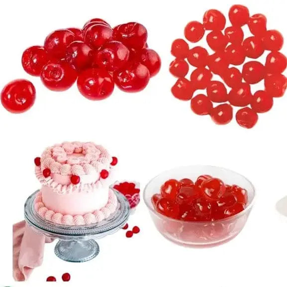 Glacé Cherries 100g | Sweet Cherries for Baking & Desserts