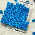 Blue Soap Flowers Pack of 5 Pcs | Cake Decorations