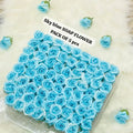 Sky Blue Soap Flowers Pack of 5 Pcs | Cake Decorations