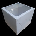 10x10x10 Window Cake Box | Premium Bakery Packaging with Clear Window