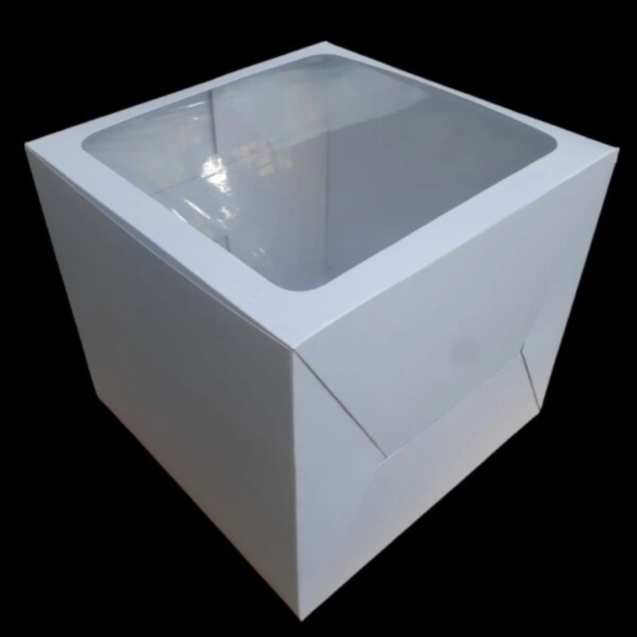 10x10x10 Window Cake Box | Premium Bakery Packaging with Clear Window