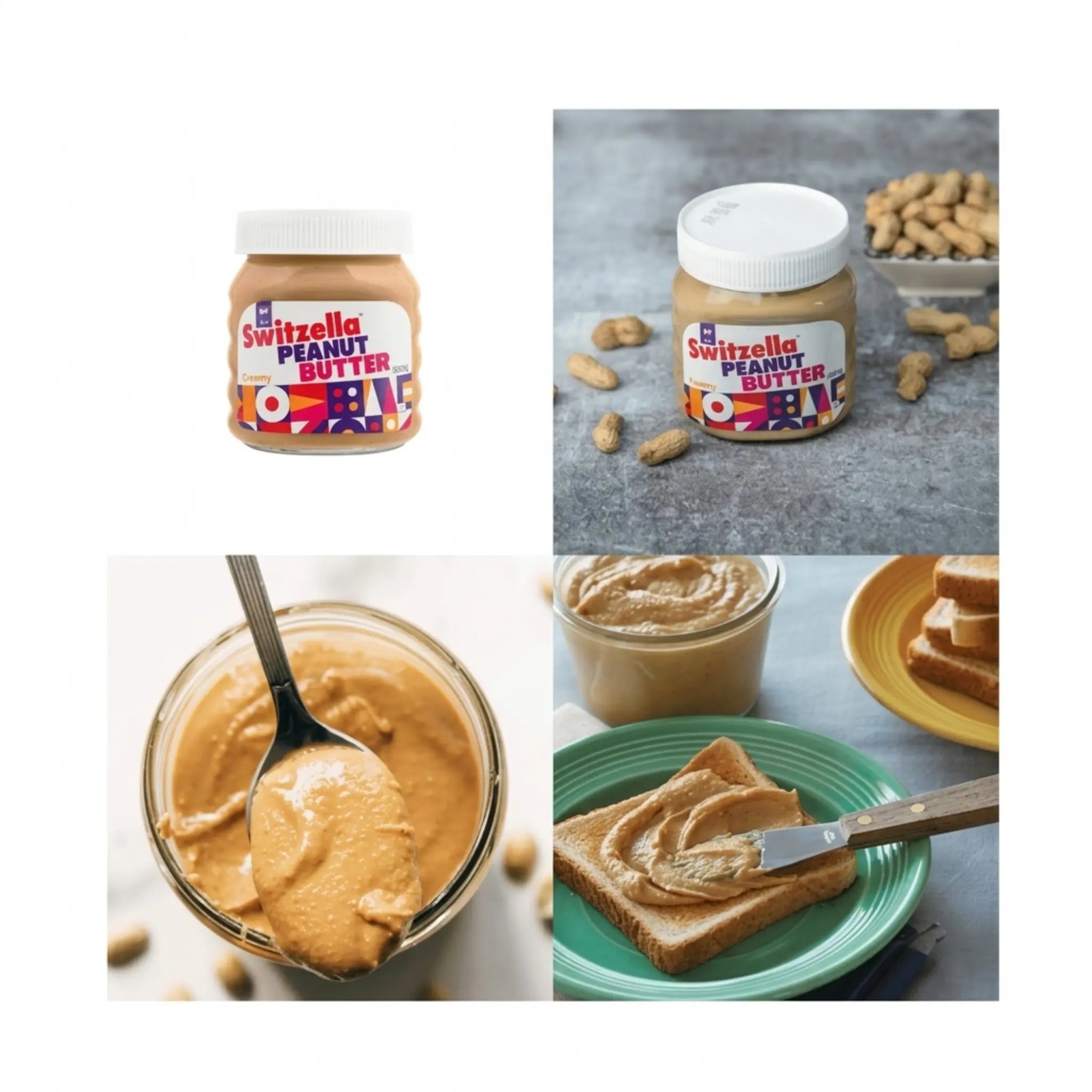 Switzella Peanut Butter 300g | Creamy & Natural Protein Spread for Breakfast, Snacks & Baking